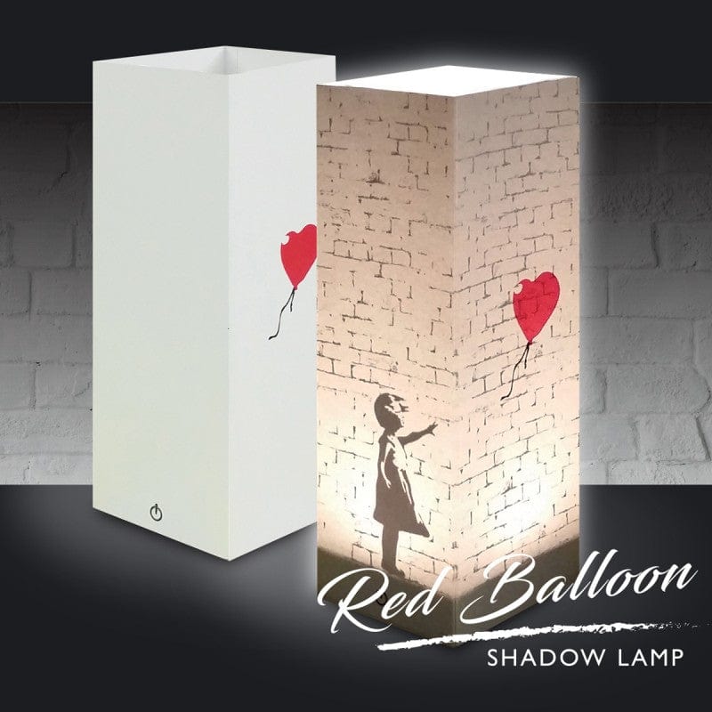 Luxa Christmas Lights Red Balloon Girl Shadow Lamp