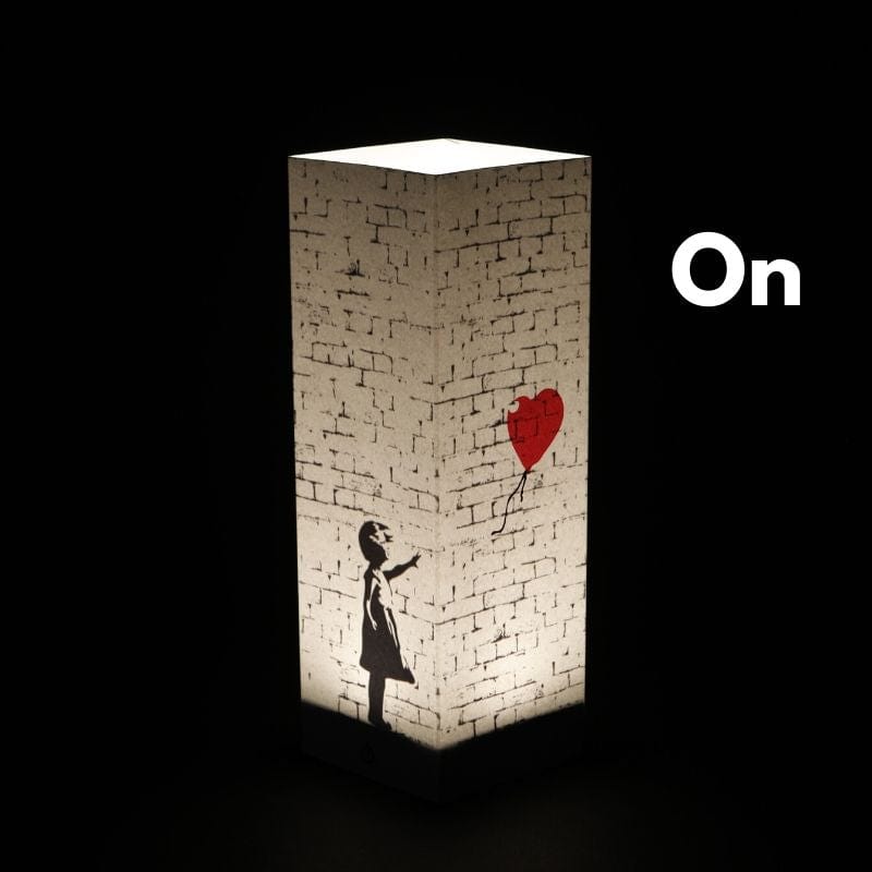 Luxa Christmas Lights Red Balloon Girl Shadow Lamp