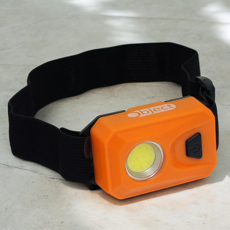 3w Cob Led Head Torch Lamp 200 Lumens Batteries Included