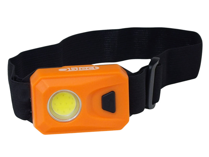 3w Cob Led Head Torch Lamp 200 Lumens Batteries Included