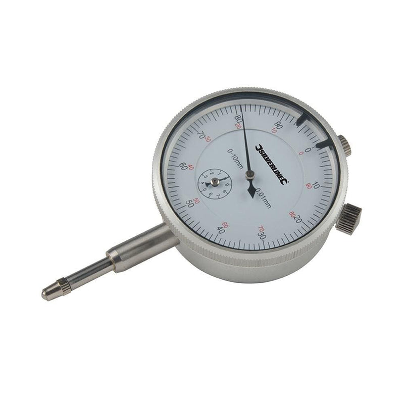 Silverline 0 - 10mm Metric Dial Indicator 196521