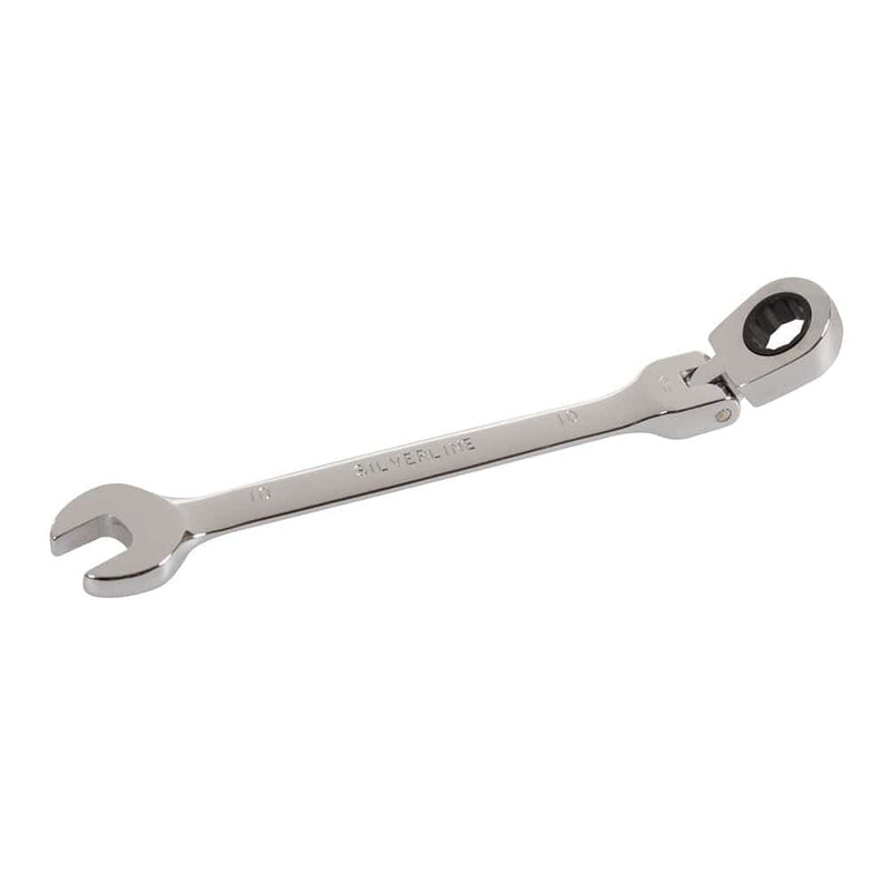 Silverline 10MM FLEXIBLE HEAD RATCHET SPANNER 245074