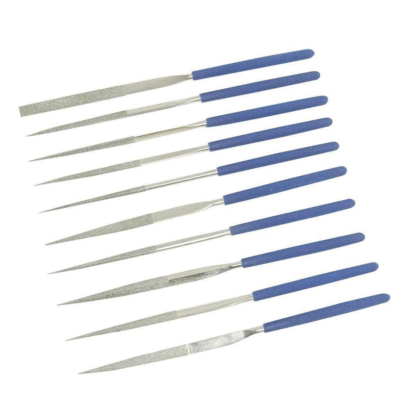 Silverline 10PCE DIAMOND NEEDLE FILE SET 10PCE 633509