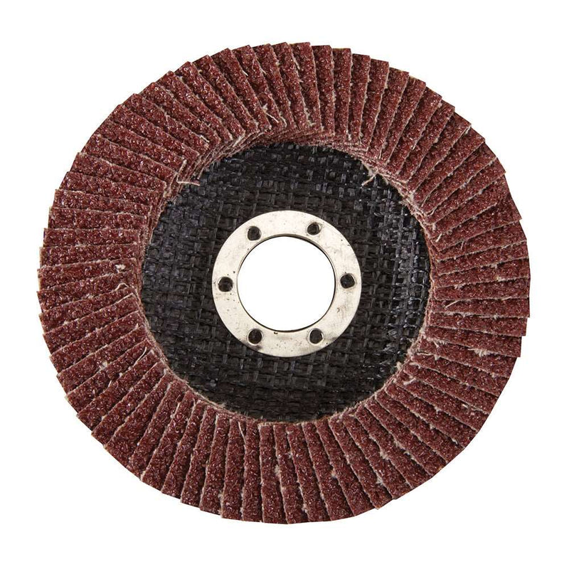 Silverline 115MM 40 GRIT ALUMINIUM OXIDE FLAP DISC 199877