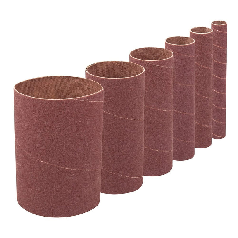 Silverline 120 Grit 90mm Bobbin Sleeve Set 6pce 275267