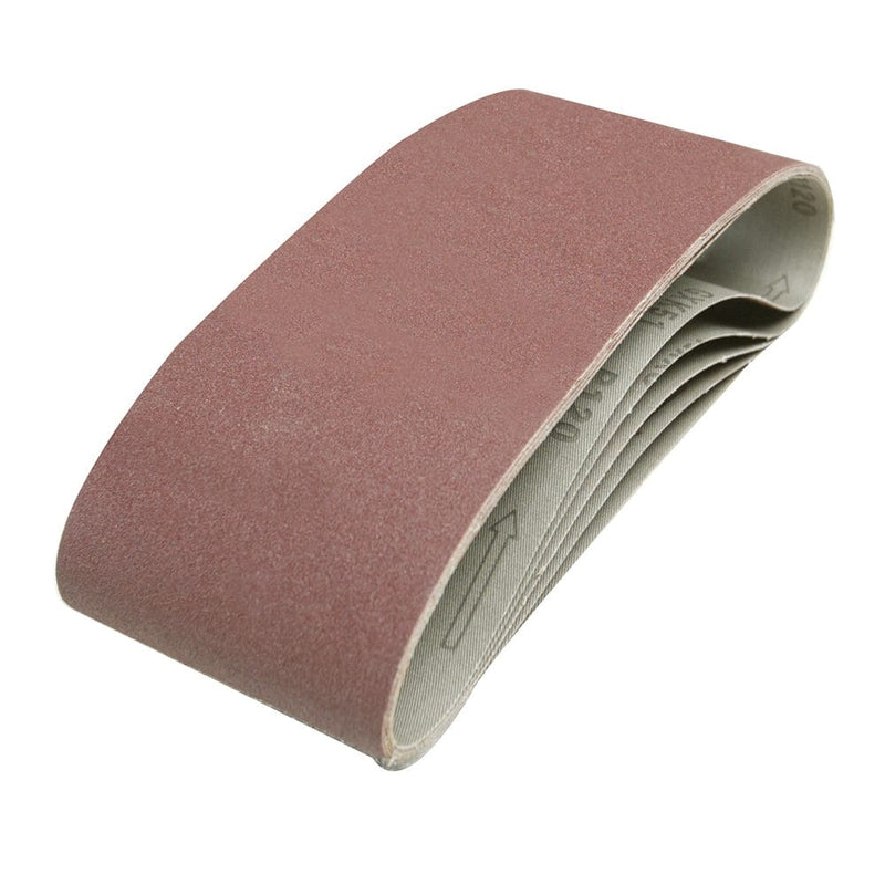 Silverline 120 GRIT SANDING BELTS 100 X 610MM 5PK 846448