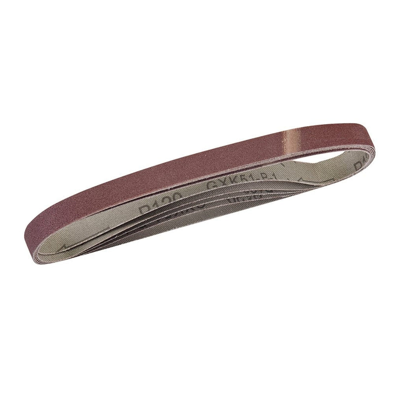 Silverline 120 GRIT SANDING BELTS 13 X 457MM 5PK 636004