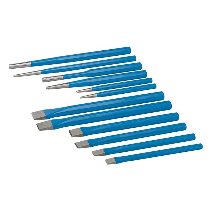 Silverline 12PCE PUNCH & CHISEL SET 12PCE PC05