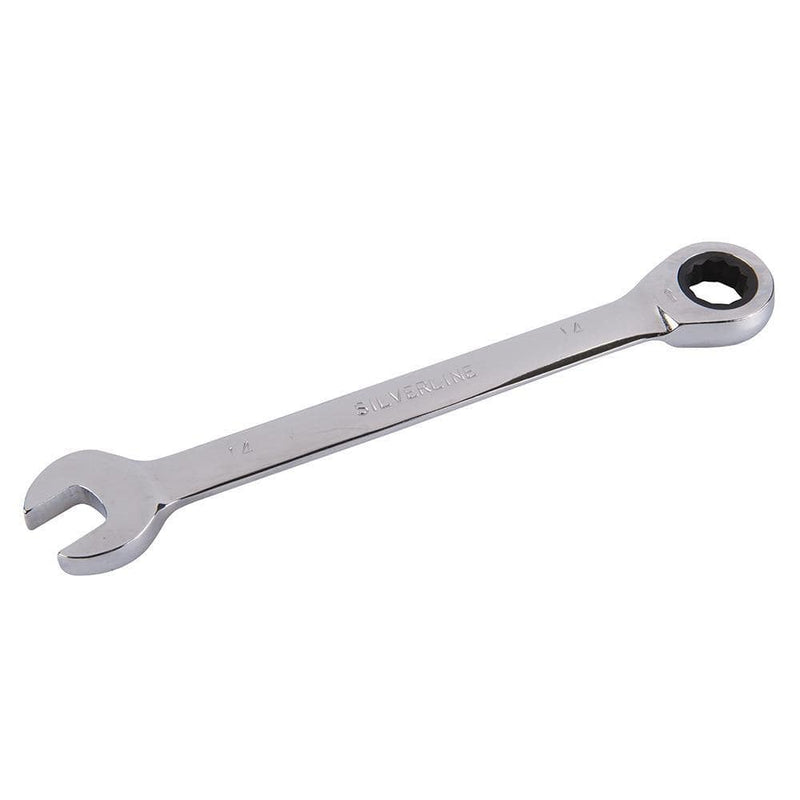 Silverline 14MM FIXED HEAD RATCHET SPANNER 457015