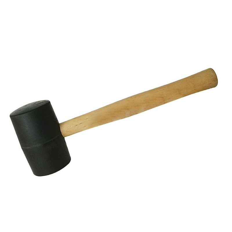 Silverline 16OZ (454G) BLACK RUBBER MALLET HA72