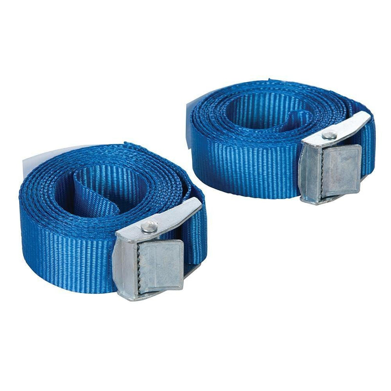 Silverline 2.5m X 25mm Cam Buckle Tie Down Strap 2.5m X 25mm 2pk 449682