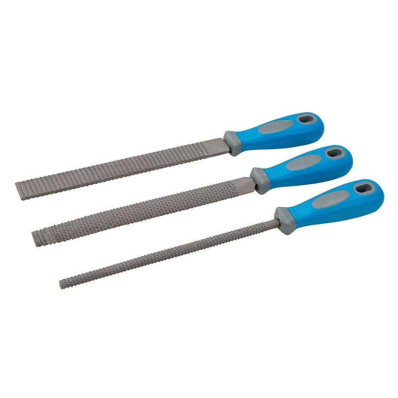 Silverline 200MM WOOD RASP SET 3PCE MS104 WOODWORK CARPENTRY - LIFETIME WARRANTY