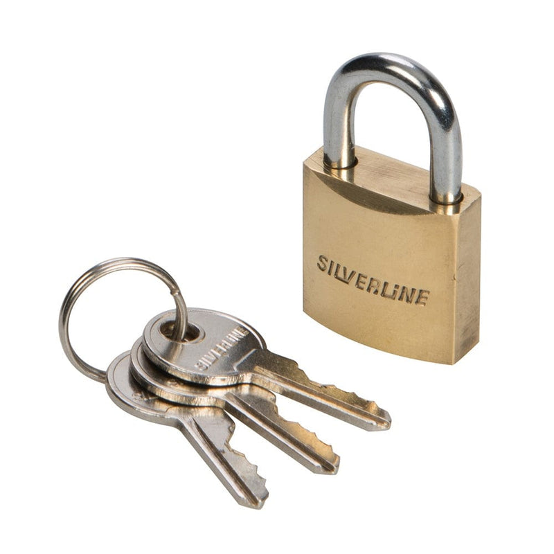 Silverline 20mm Brass Padlock MSS01 - Lifetime Warranty