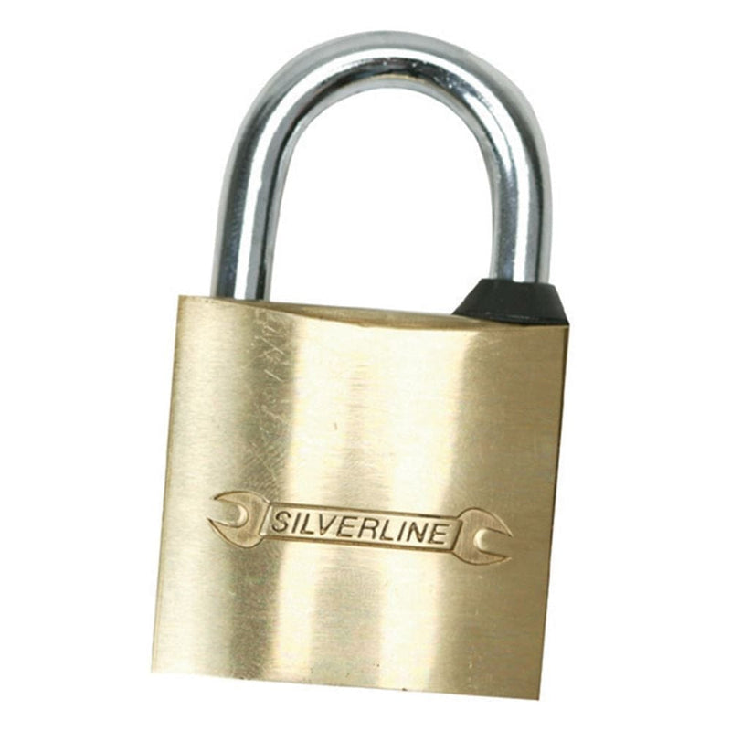 Silverline 20mm Brass Padlock MSS01 - Lifetime Warranty