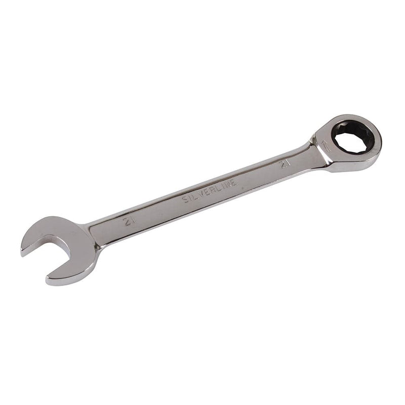 Silverline 21MM FIXED HEAD RATCHET SPANNER 656620