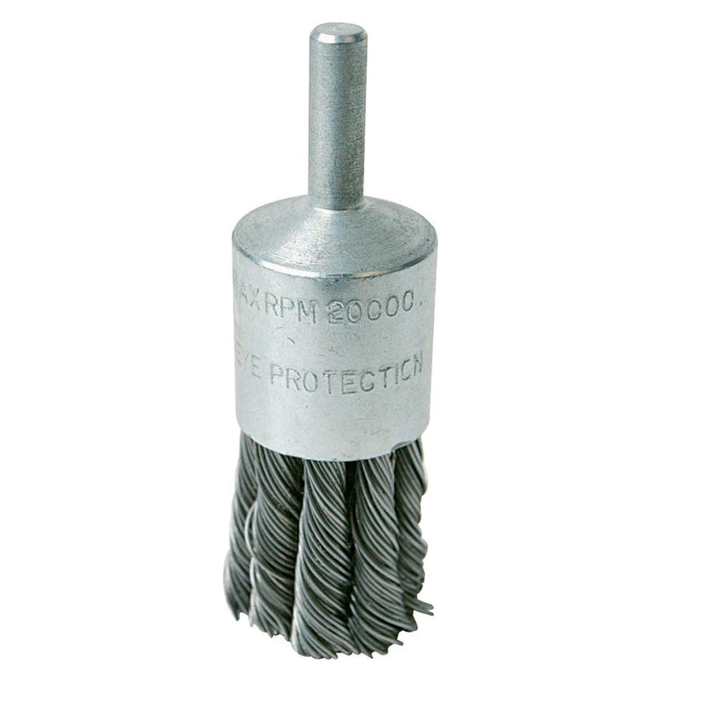 Silverline 22mm Steel End Twist Brush 580432 Rust Paint Removal - Lifetime Warranty Silverl