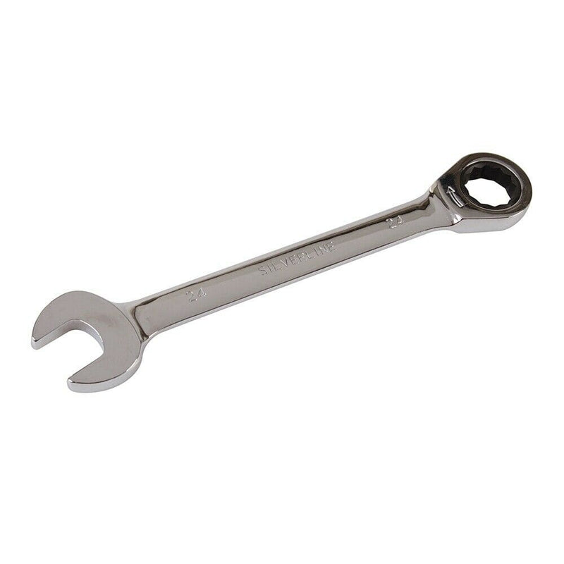 Silverline 24MM FIXED HEAD RATCHET SPANNER 395006