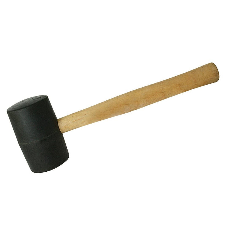 Silverline 24OZ (680G) BLACK RUBBER MALLET HA73