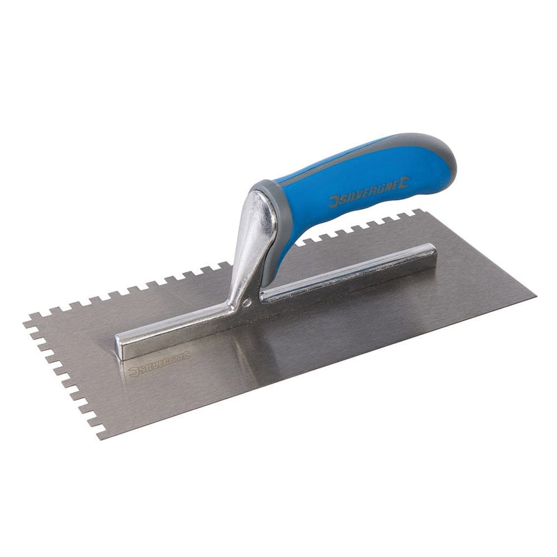 Silverline 280Mm Adhesive Trowel Soft-Grip 880084 For Building Plastering Trowels