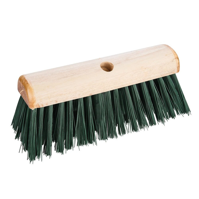 Silverline 330mm (13") Broom Head Rubberwood with PVC Bristles Brushhead Silverline 1965792