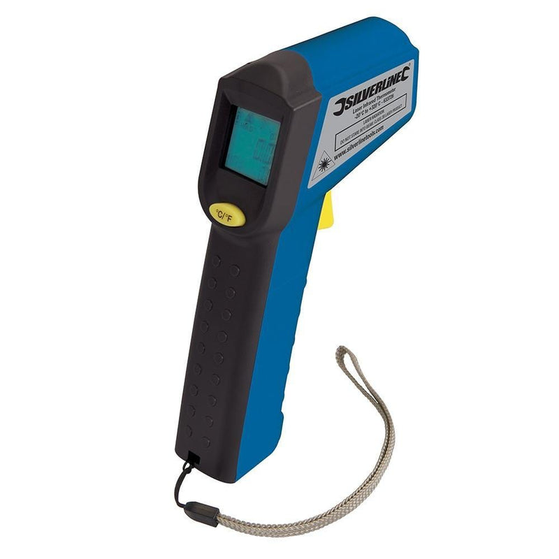 Silverline -38°C - +520°C LASER INFRARED THERMOMETER 633726