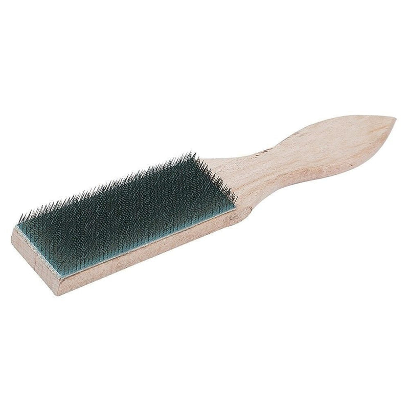 Silverline 40MM FILE CARD BRUSH WOODEN PB19