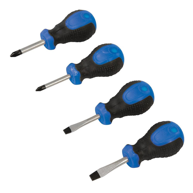 Silverline 4pce Stubby Screwdriver Set 4pce 893790