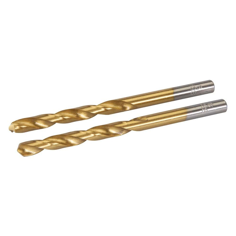 Silverline 6.0MM HSS TITANIUM-COATED DRILL BITS 2PK 509102