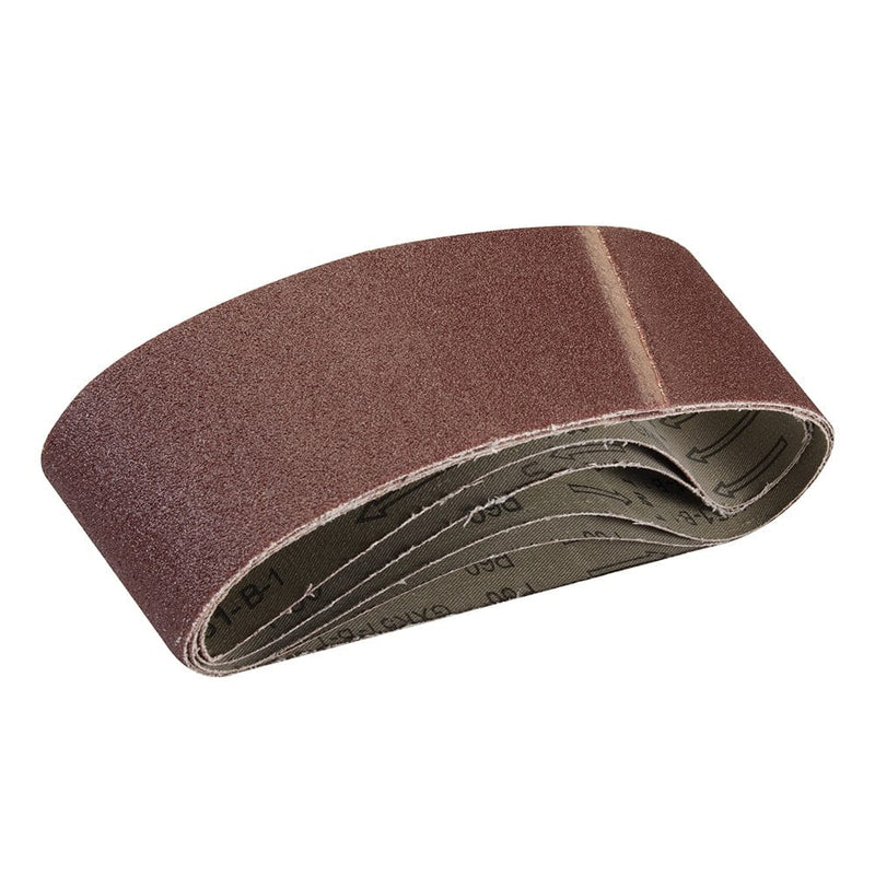 Silverline 60 GRIT SANDING BELTS 75 X 533MM 5PK 308931