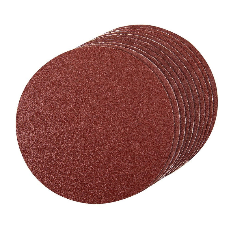 Silverline 60 GRIT SELF-ADHESIVE SANDING DISCS 150MM 10PK 918544