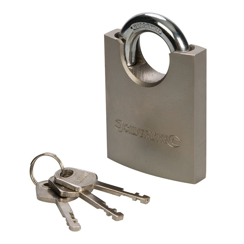 Silverline 60MM SHROUDED PADLOCK 801285