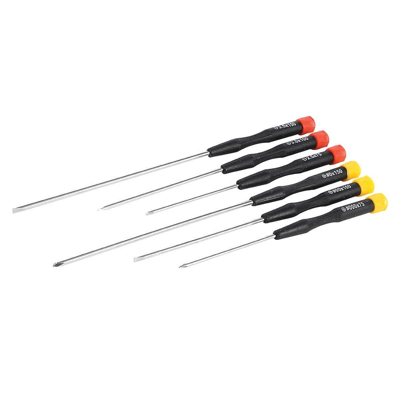 Silverline 6PCE EXTRA-LONG PRECISION SCREWDRIVER SET 6PCE SD62 - LIFETIME WARRANTY