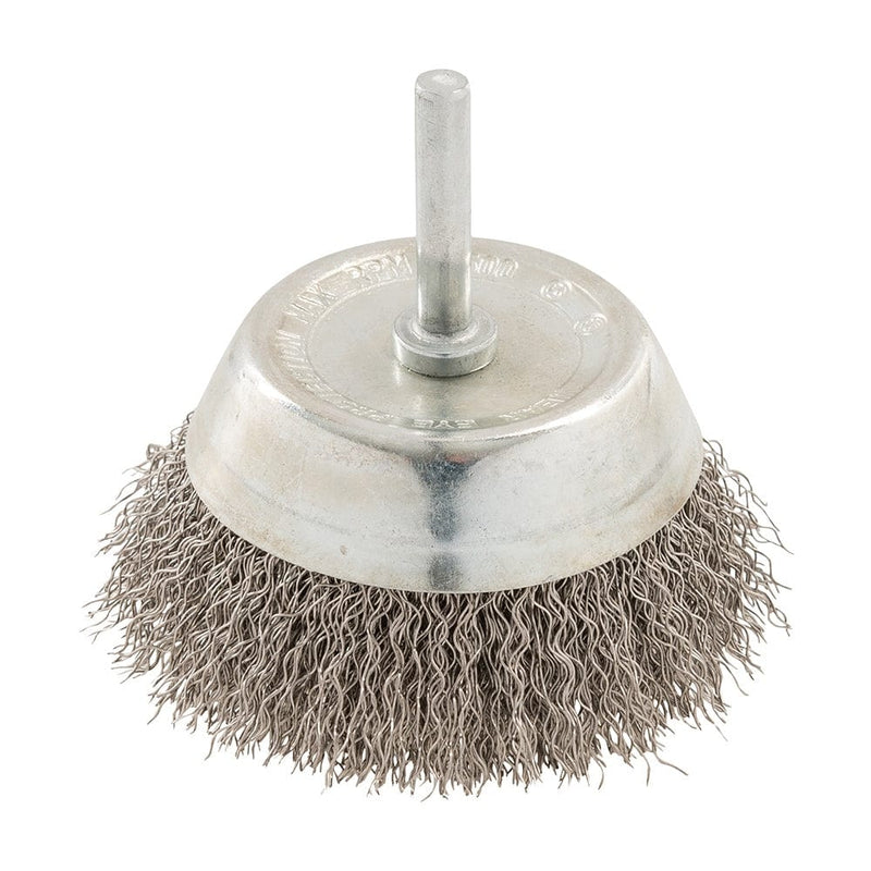 Silverline 75mm Rotary Stainless Steel Wire Cup Brush 409596 Silverline