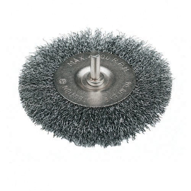 Silverline 75mm Rotary Steel Wire Wheel Brush Pb01 Rust Removal - Lifetime Warranty Silverl