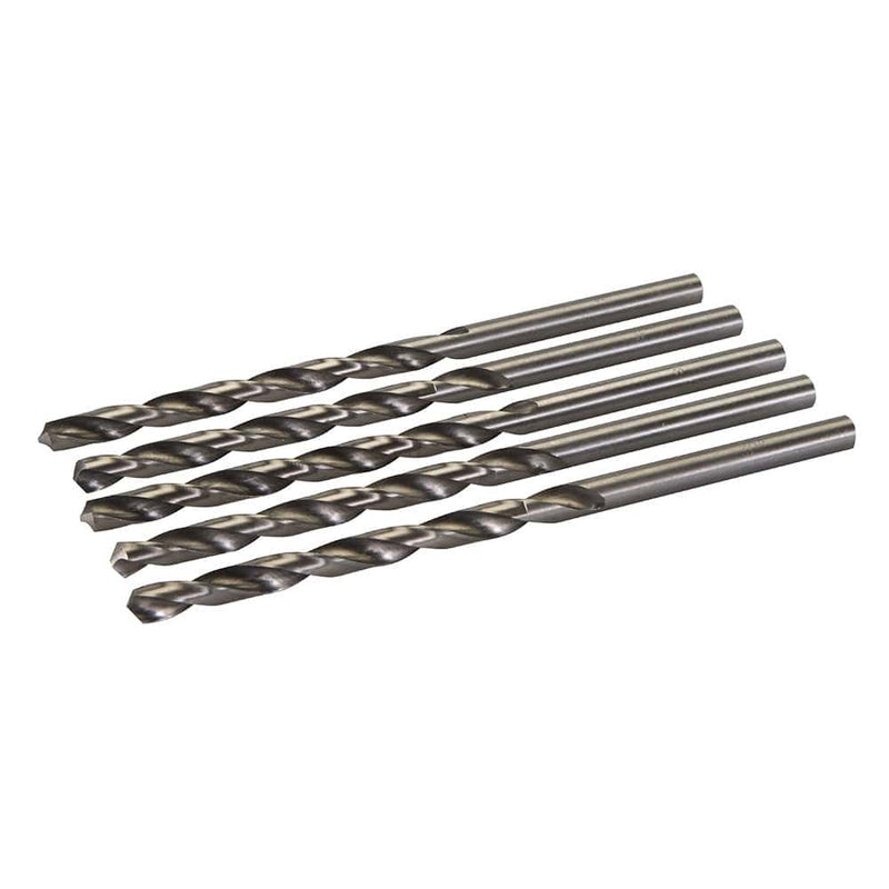 Silverline 8.0 X 165mm Metric Hss-R Long Series Bits 5pk 763551 Silverline