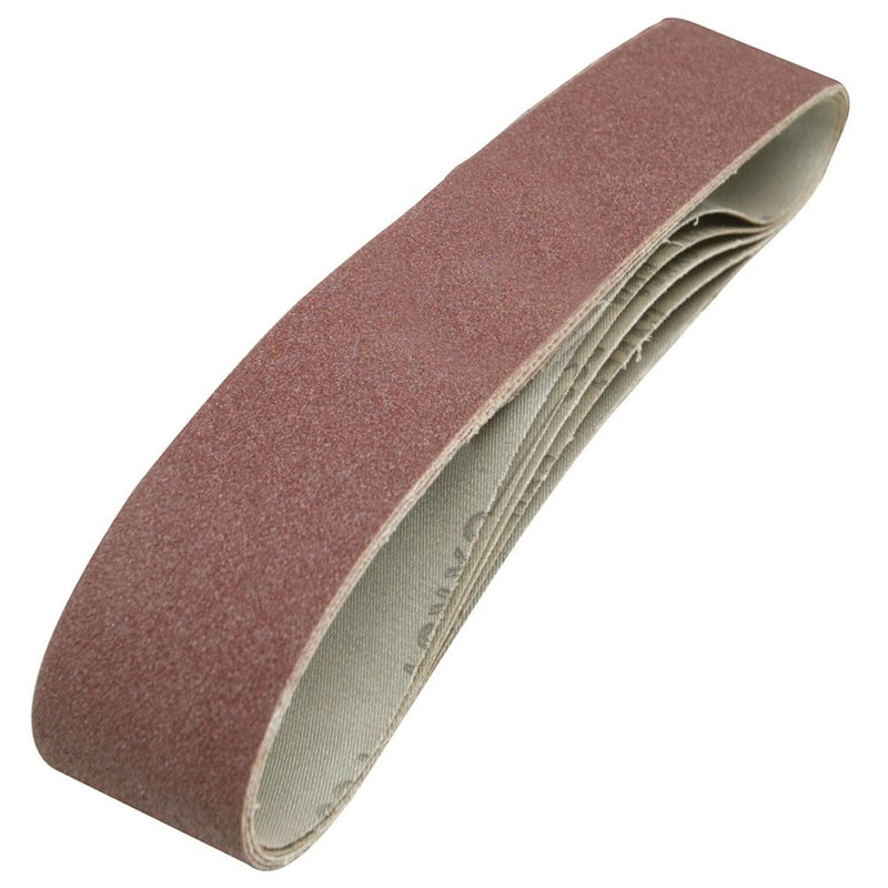 Silverline 80 GRIT SANDING BELTS 50 X 686MM 5PK 463484