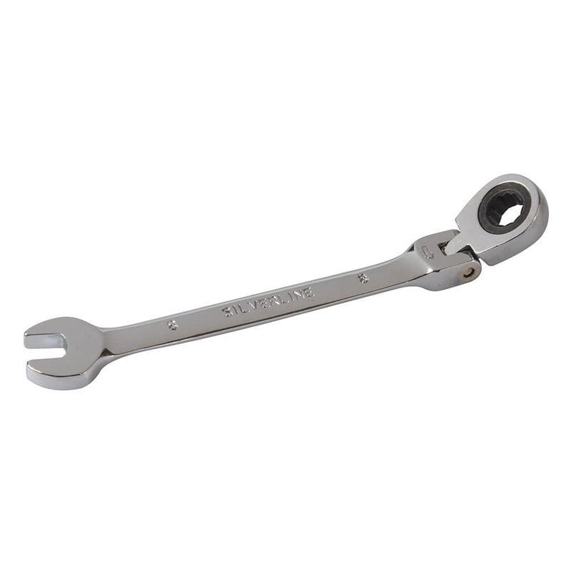 Silverline 8MM FLEXIBLE HEAD RATCHET SPANNER 282547