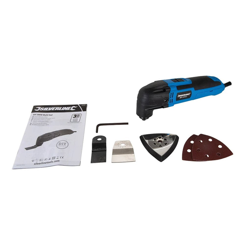 Silverline Oscillating Multi Tool Oscillating Multi Tool Silverline 430787 Power 300w - 3 Year Warranty