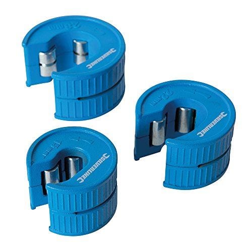 Silverline Pipe Cutters Pipe Cutter Set 15mm 22mm 28mm 3pc Silverline 675292 - Quick Cut