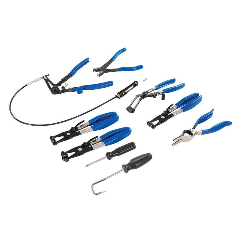 Silverline SILVERLINE HOSE CLIP REMOVAL TOOL SET 9PCE 18 - 54MM 984748