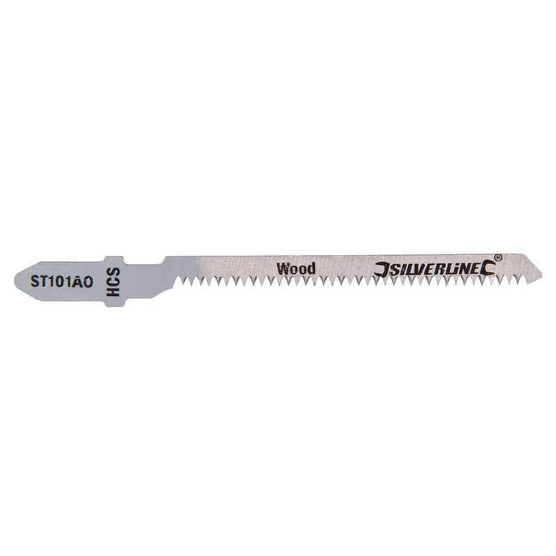 Silverline ST101A0 JIGSAW BLADES FOR WOOD 5PK 228049