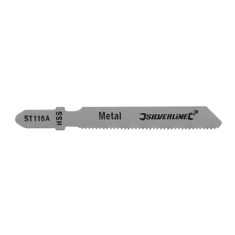 Silverline ST118A JIGSAW BLADES FOR METAL 5PK 234444