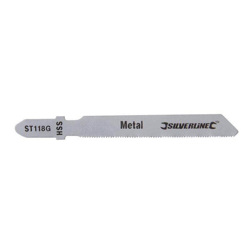 Silverline ST118G JIGSAW BLADES FOR METAL 5PK 234320