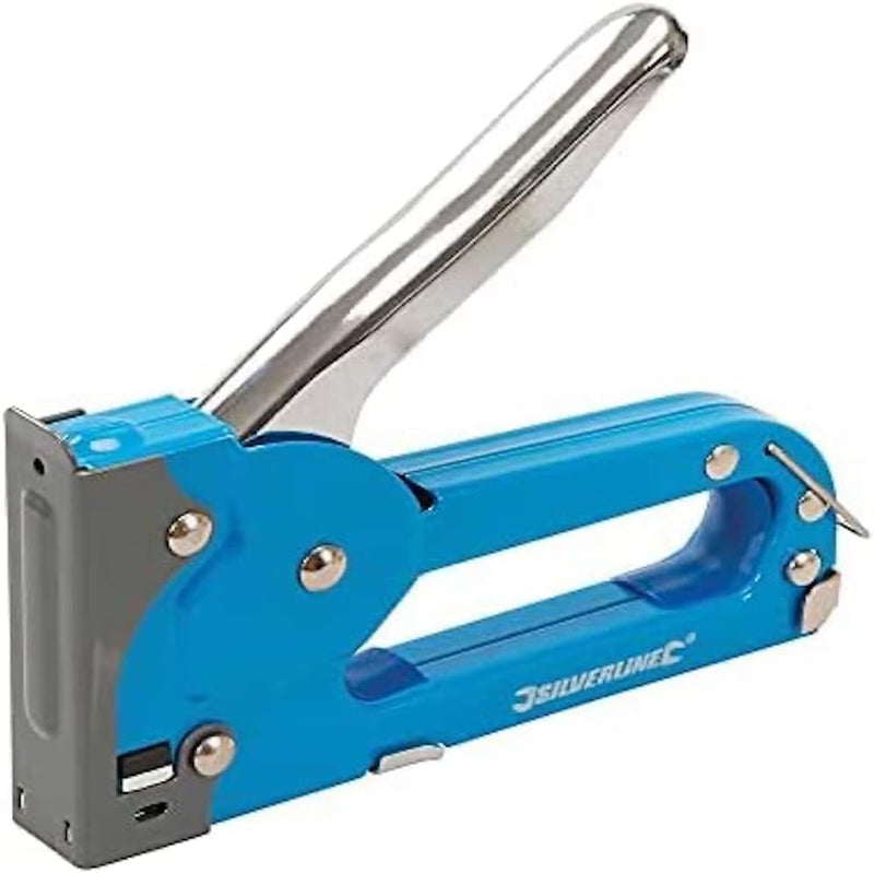 Silverline Stapler 4 - 8MM STEEL STAPLE GUN 101326 CRAFT TOOLS Silverline 101326 - LAST