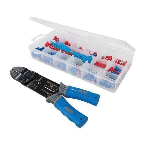 Silverline Terminal Crimper Kit 271Pc Electricians Crimping Tool & Crimper Set Silverline 457054 - Wire Terminal Kit