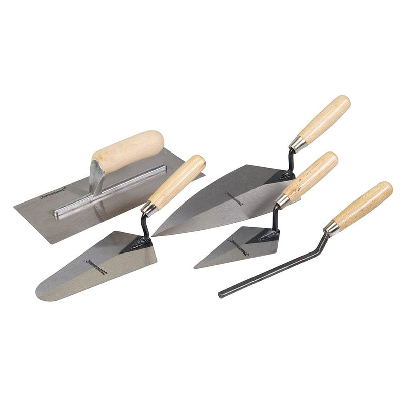 Silverline Tradesmans Trowel Set 5pce Cb60