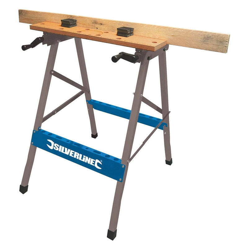 Silverline Work Benches 100kg Portable Folding Work Bench Tb01 - Lifetime Warranty