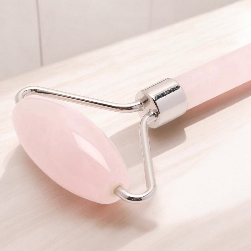 Sophia Facial Massage Roller Rose Quartz Facial Massage Roller Anti Ageing Beauty Tool