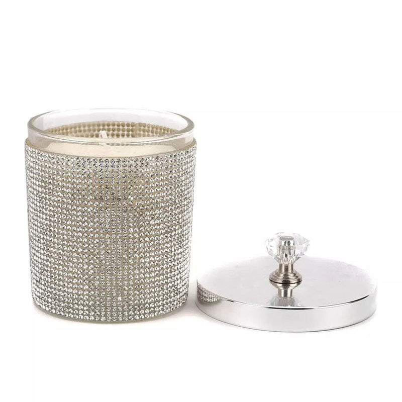 Sophia Scented Candle Sophia Vintage Jasmine Fragranced Scented Candle in Diamante Encrusted Glass Jar 150g