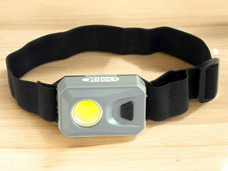 3W COB LED Head Torch Headlamp 200 Lumen Headtorch Batteries Included | Grey